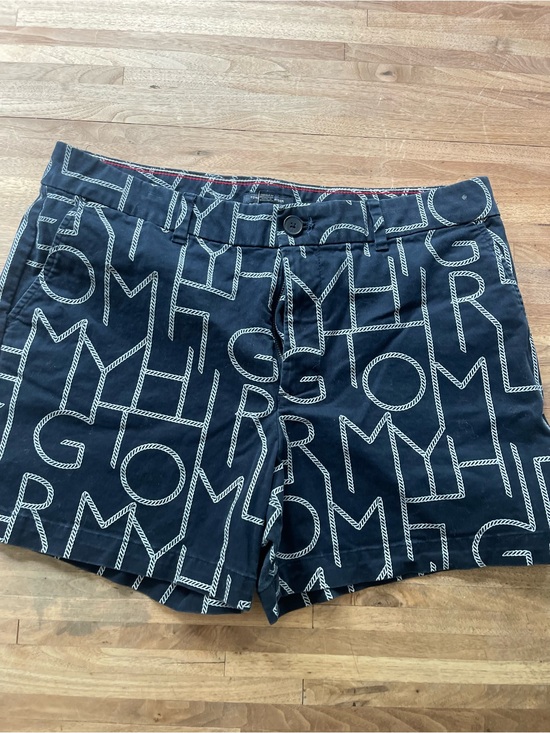 Tommy Hilfiger Pants - Tommy Hilfiger TH Flex | 5” Navy Shorts Rope Letter Print | Women’s 12
